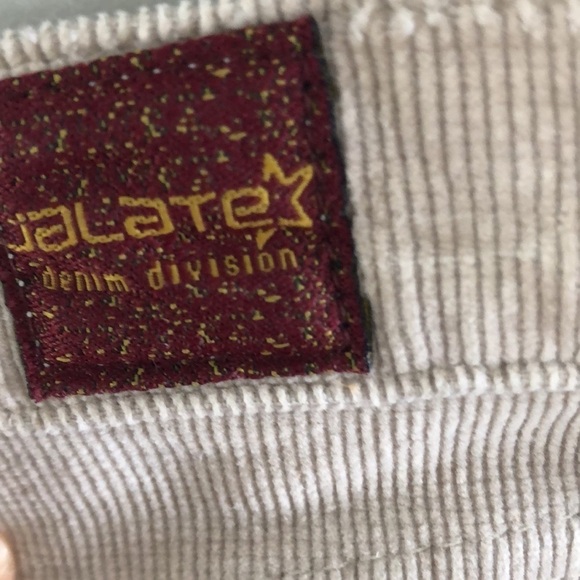 Corduroy  Oat Fringe Flare Midi Skirt Sz 12 - Picture 6 of 12